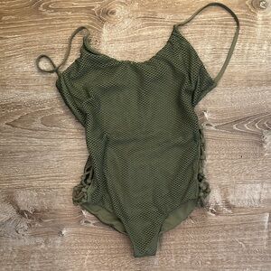 Billabong Women’s Mesh Olive Swim